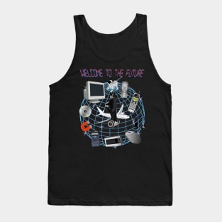 Welcome To The Future Really Cool Futuristic Technology Shirt Tank Top